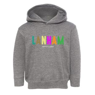 Lanham Maryland Color Pop Toddler Hoodie