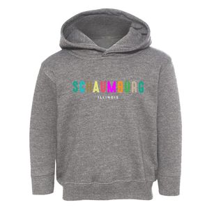 Schaumburg Illinois Color Pop Toddler Hoodie