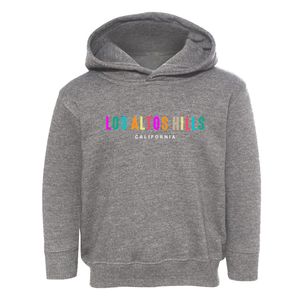 Los Altos Hills California Color Pop Toddler Hoodie
