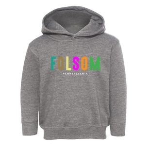 Folsom Pennsylvania Color Pop Toddler Hoodie
