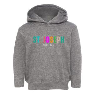 St. Joseph Michigan Color Pop Toddler Hoodie