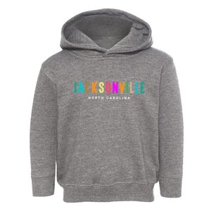 Jacksonville North Carolina Color Pop Toddler Hoodie