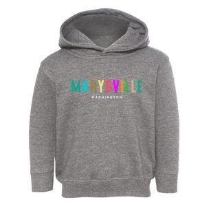 Marysville Washington Color Pop Toddler Hoodie