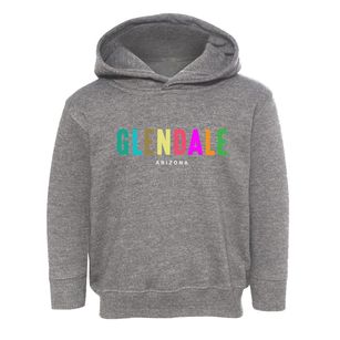 Glendale Arizona Color Pop Toddler Hoodie