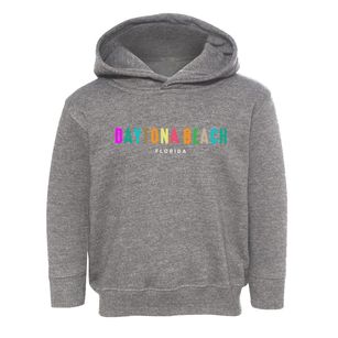 Daytona Beach Florida Color Pop Toddler Hoodie