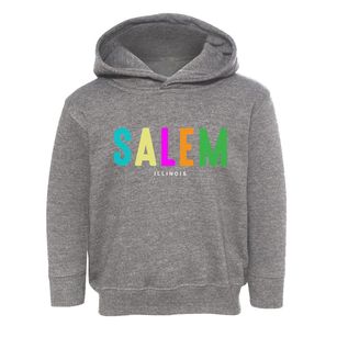 Salem Illinois Color Pop Toddler Hoodie