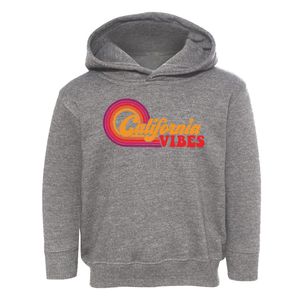  California Retro Vibes Toddler Hoodie