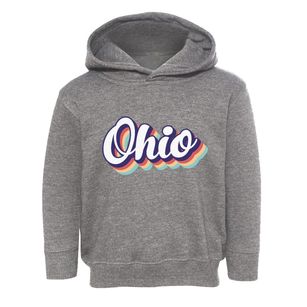  Ohio Retro Candy Vibes Toddler Hoodie