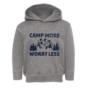   Camp More Worry Less Toddler Hoodie