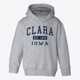 Clara Iowa Classic Established Toddler Hoodie