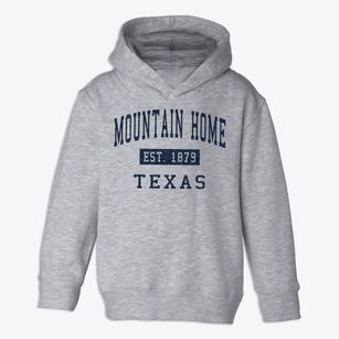 Mountain Home Texas Classic Established Toddler Hoodie