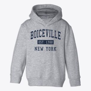 Boiceville New York Classic Established Toddler Hoodie
