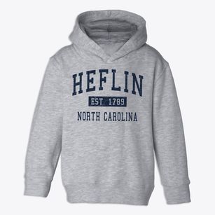 Heflin North Carolina Classic Established Toddler Hoodie