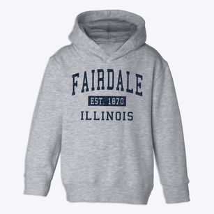 Fairdale Illinois Classic Established Toddler Hoodie
