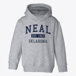 Neal Oklahoma Classic Established Toddler Hoodie
