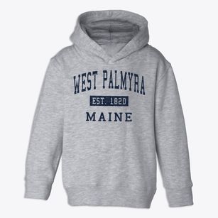 West Palmyra Maine Classic Established Toddler Hoodie