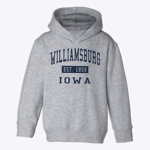 Williamsburg Iowa Classic Established Toddler Hoodie
