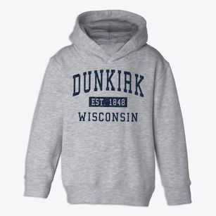 Dunkirk Wisconsin Classic Established Toddler Hoodie