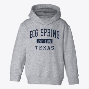 Big Spring Texas Classic Established Toddler Hoodie