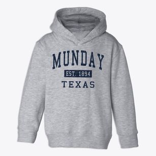 Munday Texas Classic Established Toddler Hoodie