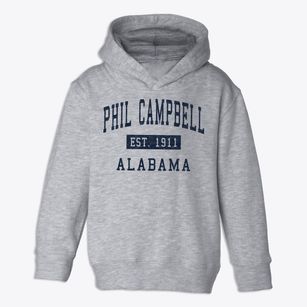 Phil Campbell Alabama Classic Established Toddler Hoodie