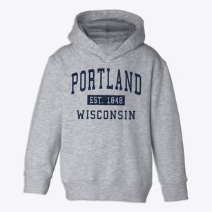 Portland Wisconsin Classic Established Toddler Hoodie