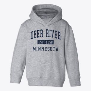 Deer River Minnesota Classic Established Toddler Hoodie