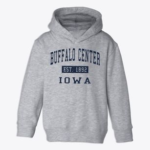 Buffalo Center Iowa Classic Established Toddler Hoodie