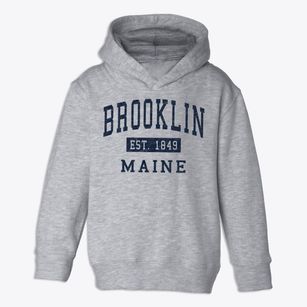 Brooklin Maine Classic Established Toddler Hoodie