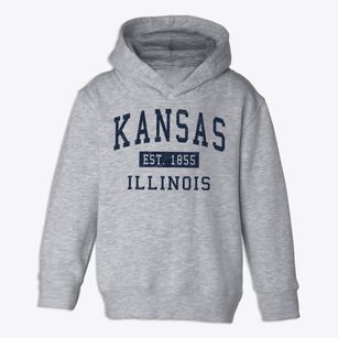 Kansas Illinois Classic Established Toddler Hoodie