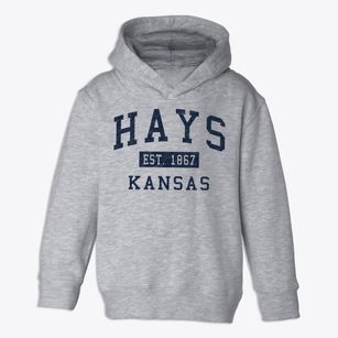 Hays Kansas Classic Established Toddler Hoodie