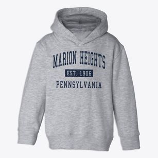 Marion Heights Pennsylvania Classic Established Toddler Hoodie
