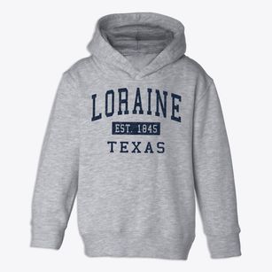 Loraine Texas Classic Established Toddler Hoodie