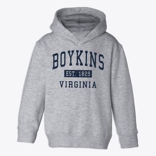 Boykins Virginia Classic Established Toddler Hoodie