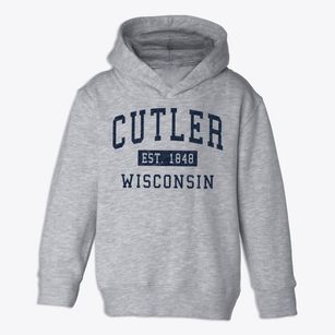 Cutler Wisconsin Classic Established Toddler Hoodie
