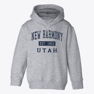 New Harmony Utah Classic Established Toddler Hoodie