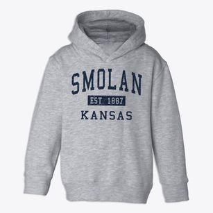 Smolan Kansas Classic Established Toddler Hoodie