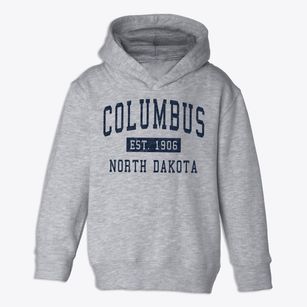 Columbus North Dakota Classic Established Toddler Hoodie