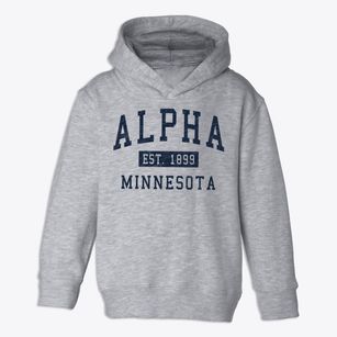 Alpha Minnesota Classic Established Toddler Hoodie