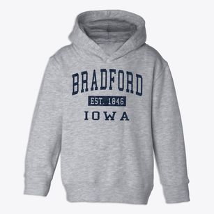 Bradford Iowa Classic Established Toddler Hoodie