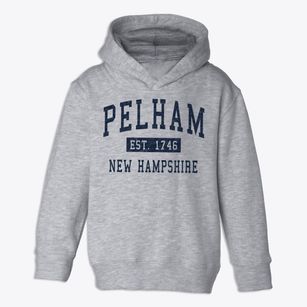 Pelham New Hampshire Classic Established Toddler Hoodie