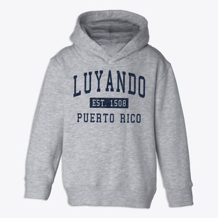 Luyando Puerto Rico Classic Established Toddler Hoodie