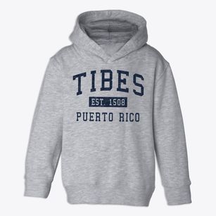 Tibes Puerto Rico Classic Established Toddler Hoodie