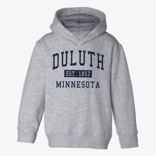 Duluth Minnesota Classic Established Toddler Hoodie