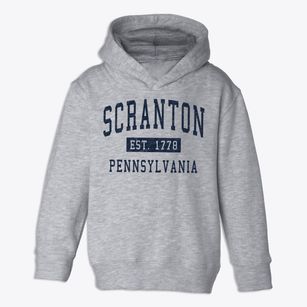 Scranton Pennsylvania Classic Established Toddler Hoodie