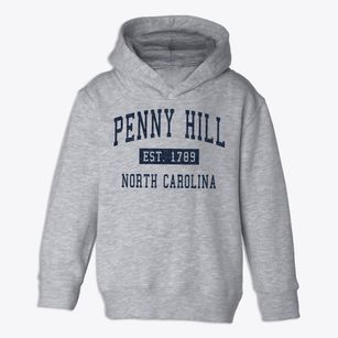Penny Hill North Carolina Classic Established Toddler Hoodie