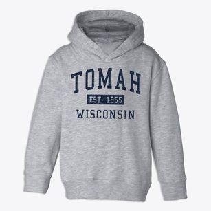 Tomah Wisconsin Classic Established Toddler Hoodie