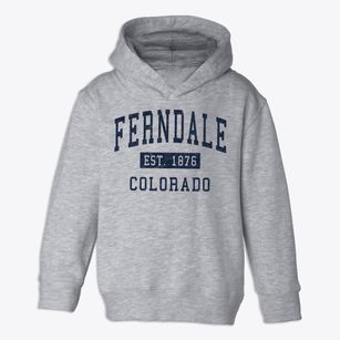 Ferndale Colorado Classic Established Toddler Hoodie