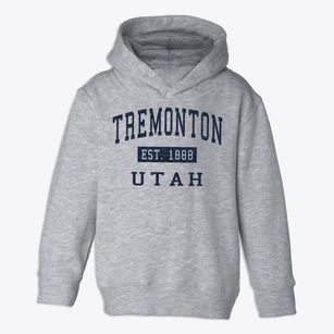 Tremonton Utah Classic Established Toddler Hoodie