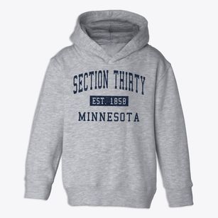 Section Thirty Minnesota Classic Established Toddler Hoodie
